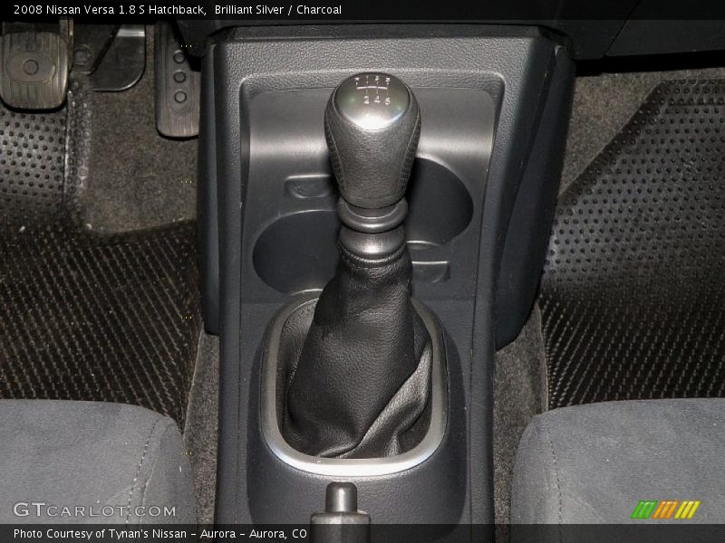 Brilliant Silver / Charcoal 2008 Nissan Versa 1.8 S Hatchback