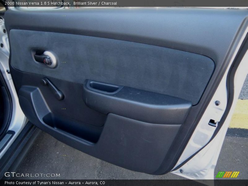 Brilliant Silver / Charcoal 2008 Nissan Versa 1.8 S Hatchback