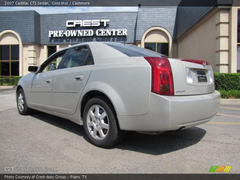 Gold Mist / Cashmere 2007 Cadillac CTS Sedan