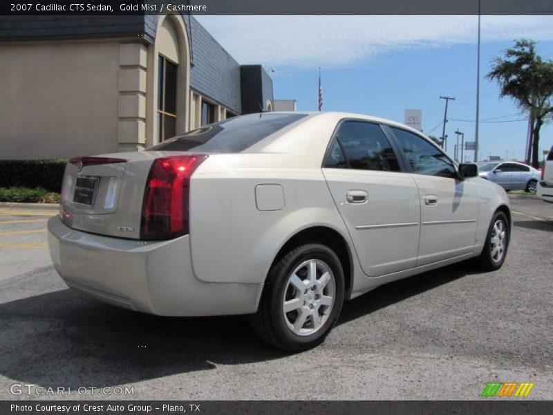 Gold Mist / Cashmere 2007 Cadillac CTS Sedan