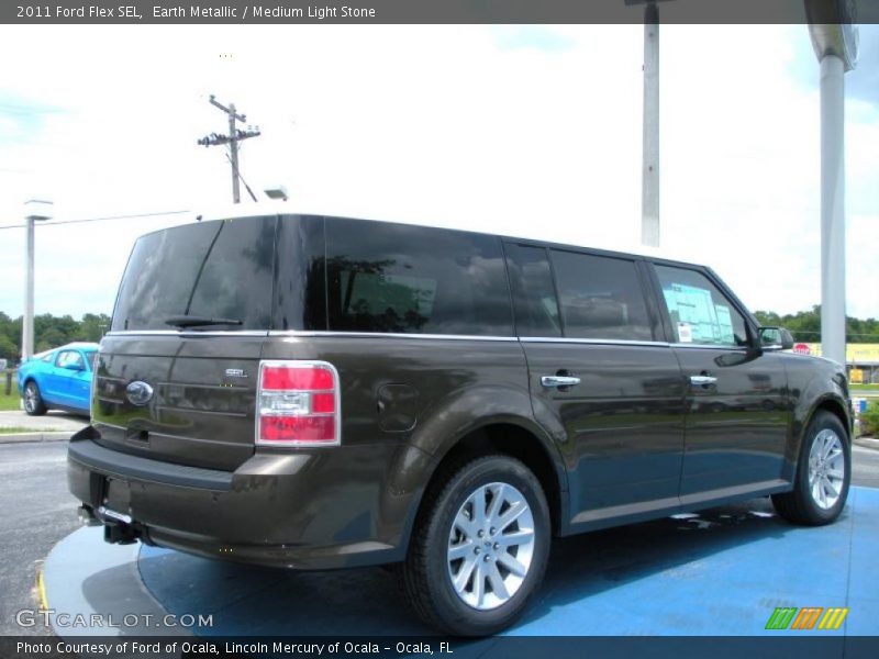 Earth Metallic / Medium Light Stone 2011 Ford Flex SEL