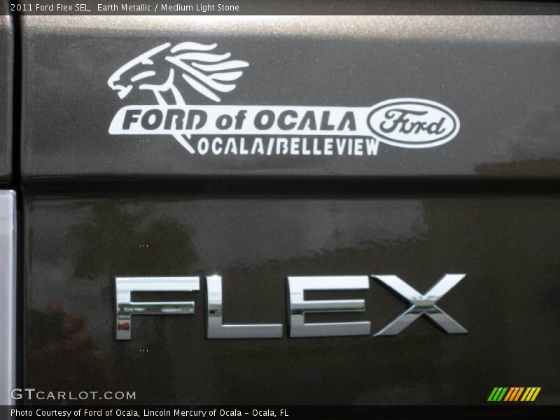 Earth Metallic / Medium Light Stone 2011 Ford Flex SEL