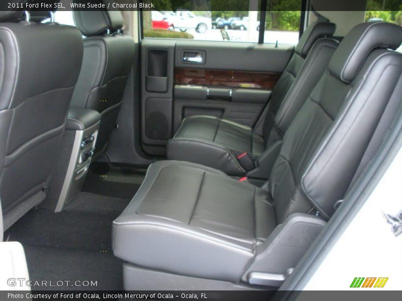 White Suede / Charcoal Black 2011 Ford Flex SEL