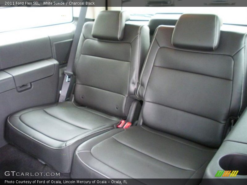 White Suede / Charcoal Black 2011 Ford Flex SEL