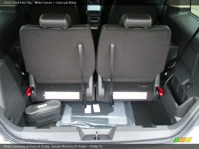 White Suede / Charcoal Black 2011 Ford Flex SEL
