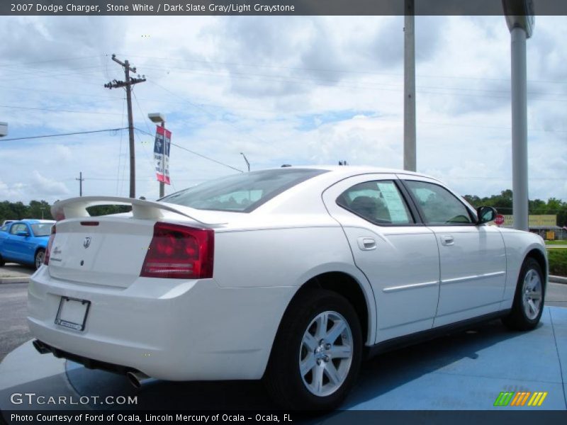Stone White / Dark Slate Gray/Light Graystone 2007 Dodge Charger