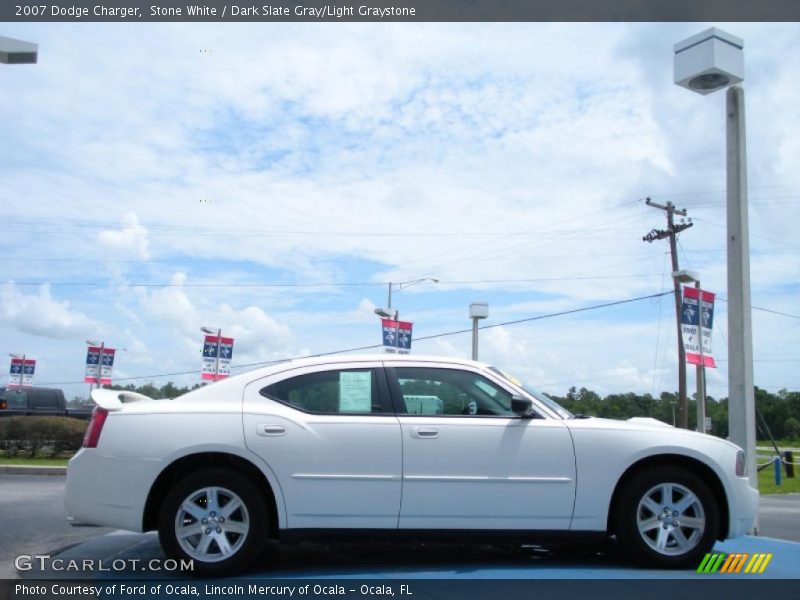 Stone White / Dark Slate Gray/Light Graystone 2007 Dodge Charger