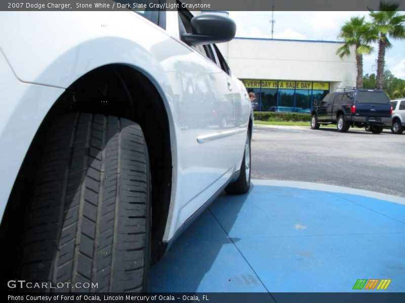 Stone White / Dark Slate Gray/Light Graystone 2007 Dodge Charger