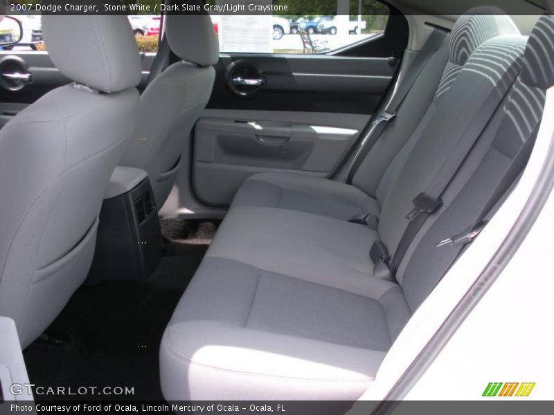 Stone White / Dark Slate Gray/Light Graystone 2007 Dodge Charger