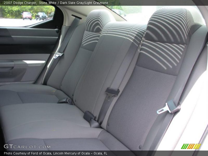 Stone White / Dark Slate Gray/Light Graystone 2007 Dodge Charger