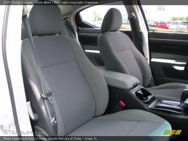Stone White / Dark Slate Gray/Light Graystone 2007 Dodge Charger