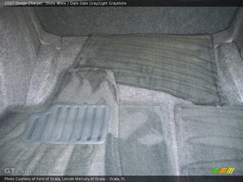 Stone White / Dark Slate Gray/Light Graystone 2007 Dodge Charger