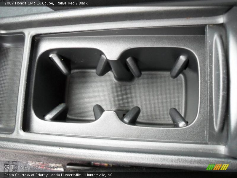 Rallye Red / Black 2007 Honda Civic EX Coupe