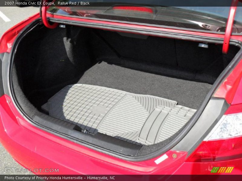 Rallye Red / Black 2007 Honda Civic EX Coupe