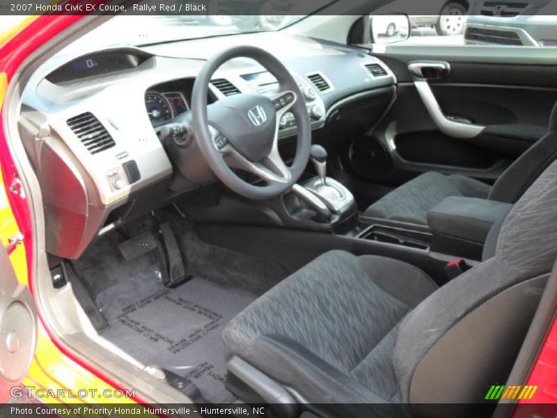 Rallye Red / Black 2007 Honda Civic EX Coupe