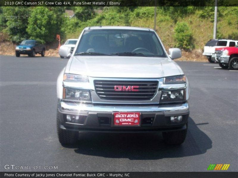Pure Silver Metallic / Ebony 2010 GMC Canyon SLT Crew Cab 4x4