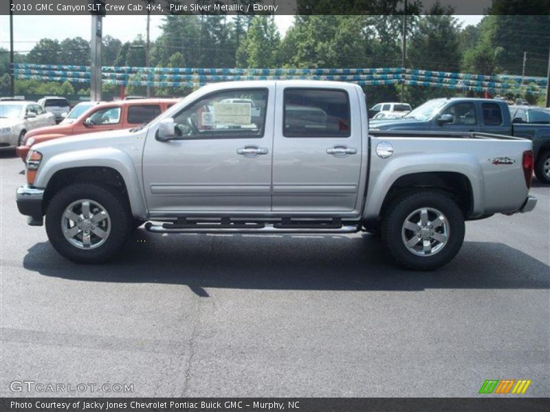 Pure Silver Metallic / Ebony 2010 GMC Canyon SLT Crew Cab 4x4