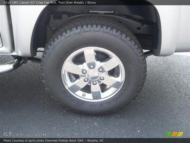 Pure Silver Metallic / Ebony 2010 GMC Canyon SLT Crew Cab 4x4