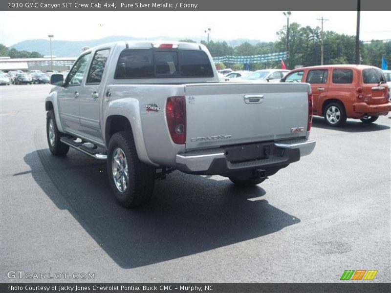 Pure Silver Metallic / Ebony 2010 GMC Canyon SLT Crew Cab 4x4