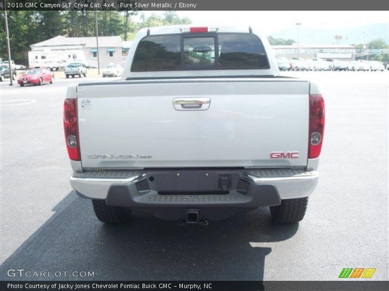 Pure Silver Metallic / Ebony 2010 GMC Canyon SLT Crew Cab 4x4