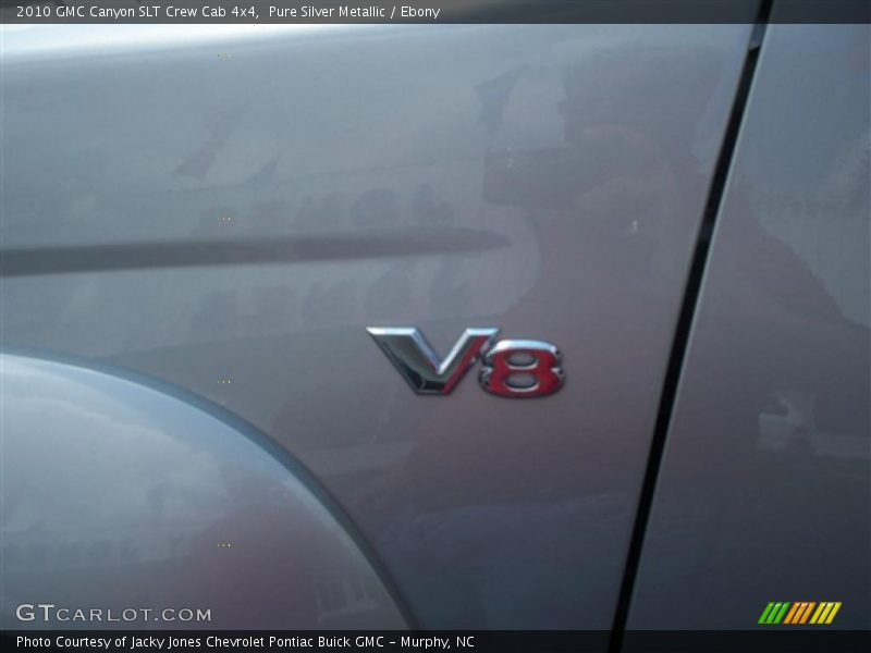 Pure Silver Metallic / Ebony 2010 GMC Canyon SLT Crew Cab 4x4