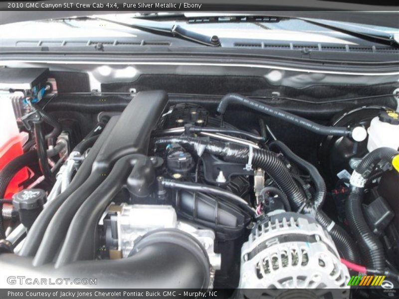 Pure Silver Metallic / Ebony 2010 GMC Canyon SLT Crew Cab 4x4