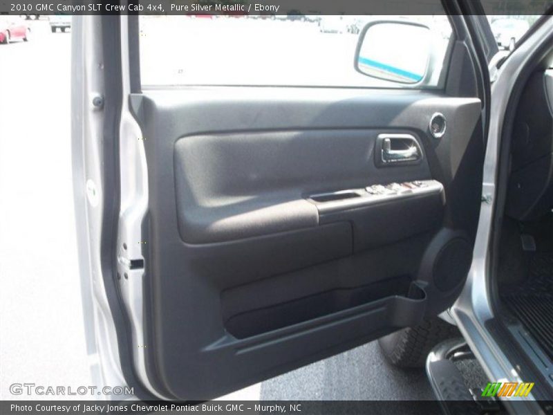 Pure Silver Metallic / Ebony 2010 GMC Canyon SLT Crew Cab 4x4