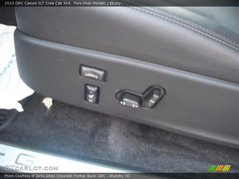 Pure Silver Metallic / Ebony 2010 GMC Canyon SLT Crew Cab 4x4