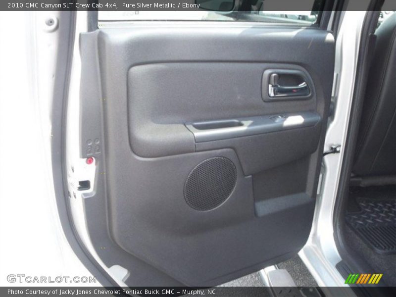 Pure Silver Metallic / Ebony 2010 GMC Canyon SLT Crew Cab 4x4