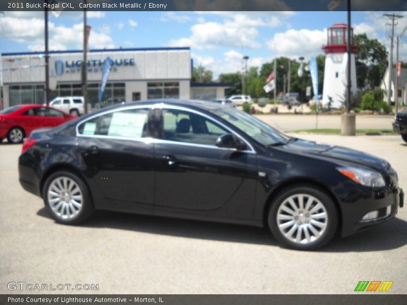 Carbon Black Metallic / Ebony 2011 Buick Regal CXL