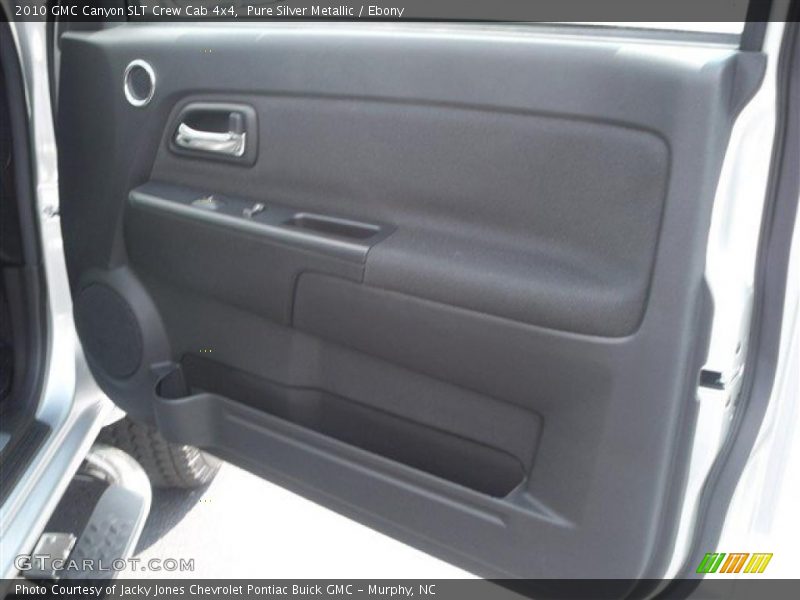 Pure Silver Metallic / Ebony 2010 GMC Canyon SLT Crew Cab 4x4