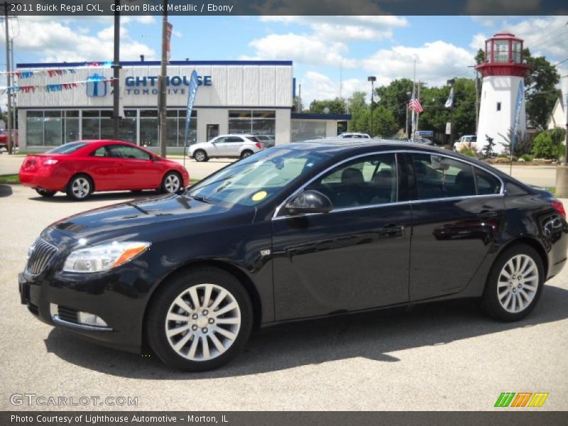 Carbon Black Metallic / Ebony 2011 Buick Regal CXL