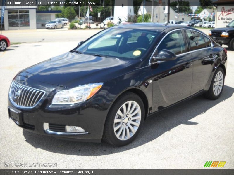 Carbon Black Metallic / Ebony 2011 Buick Regal CXL