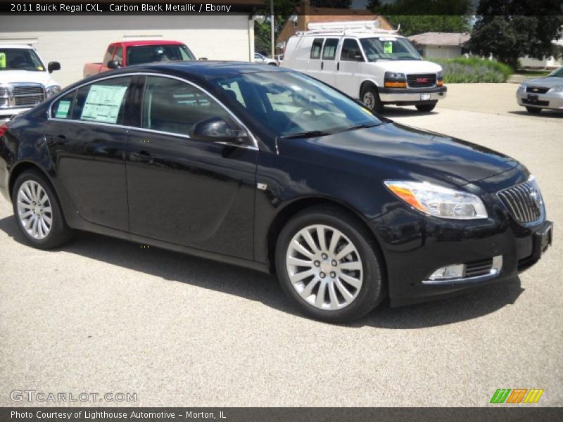 Carbon Black Metallic / Ebony 2011 Buick Regal CXL