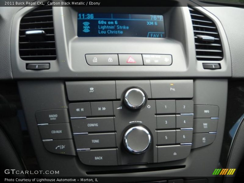 Carbon Black Metallic / Ebony 2011 Buick Regal CXL