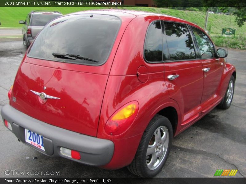 Inferno Red Pearl / Taupe/Pearl Beige 2001 Chrysler PT Cruiser