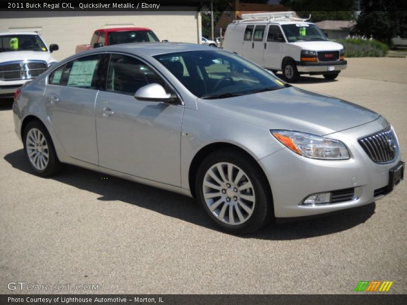 Quicksilver Metallic / Ebony 2011 Buick Regal CXL