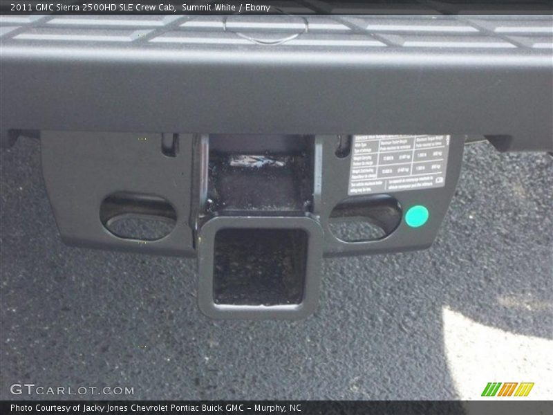 Summit White / Ebony 2011 GMC Sierra 2500HD SLE Crew Cab