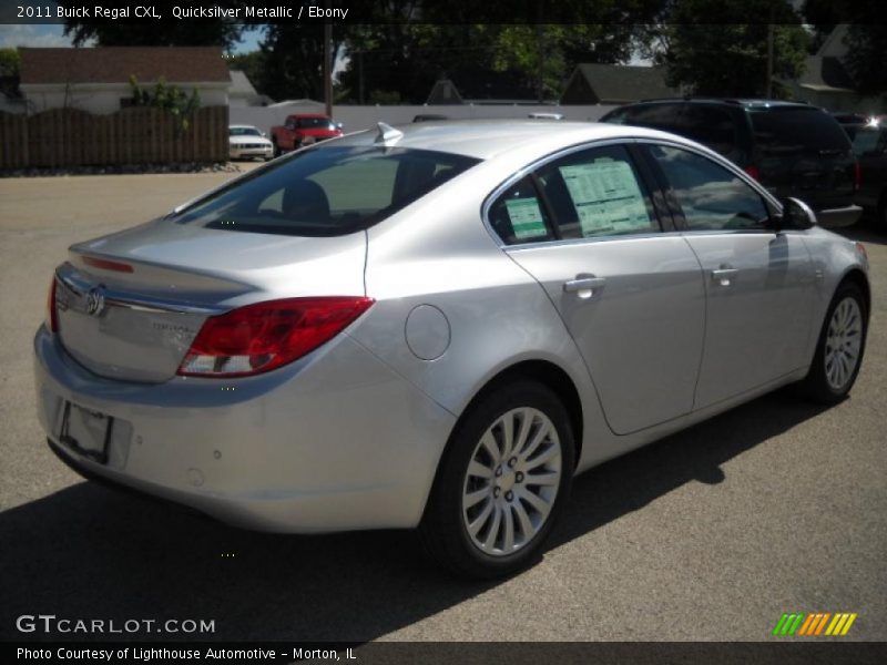 Quicksilver Metallic / Ebony 2011 Buick Regal CXL