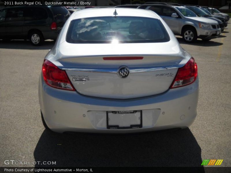 Quicksilver Metallic / Ebony 2011 Buick Regal CXL
