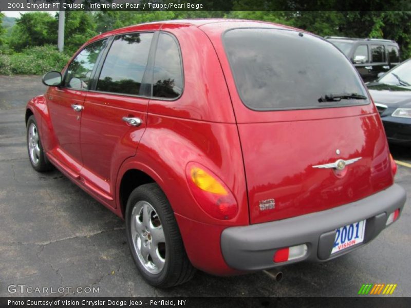 Inferno Red Pearl / Taupe/Pearl Beige 2001 Chrysler PT Cruiser