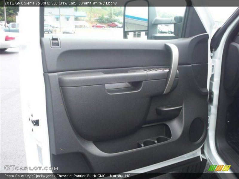 Summit White / Ebony 2011 GMC Sierra 2500HD SLE Crew Cab