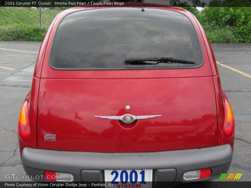 Inferno Red Pearl / Taupe/Pearl Beige 2001 Chrysler PT Cruiser