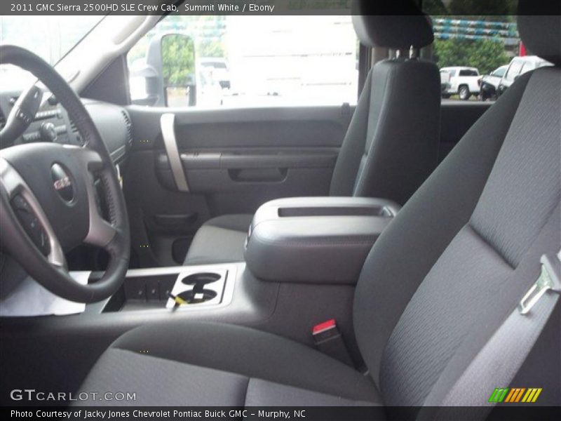 Summit White / Ebony 2011 GMC Sierra 2500HD SLE Crew Cab