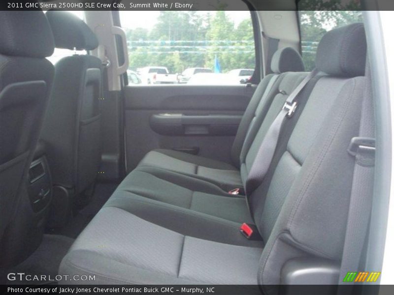 Summit White / Ebony 2011 GMC Sierra 2500HD SLE Crew Cab