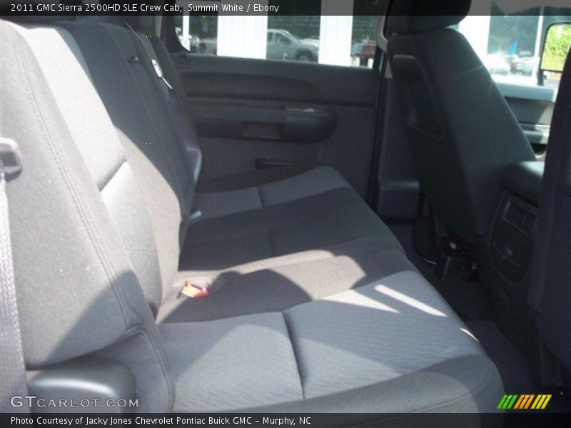 Summit White / Ebony 2011 GMC Sierra 2500HD SLE Crew Cab