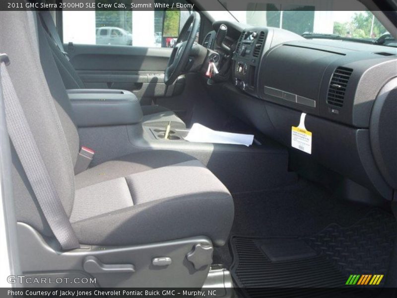 Summit White / Ebony 2011 GMC Sierra 2500HD SLE Crew Cab
