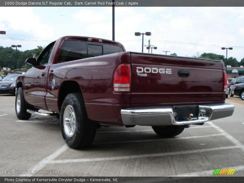 Dark Garnet Red Pearl Coat / Agate 2000 Dodge Dakota SLT Regular Cab