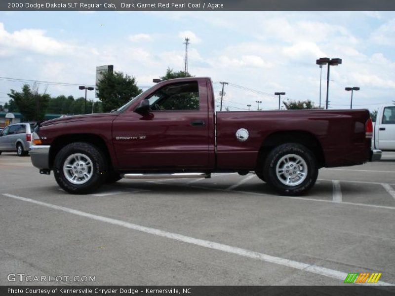 Dark Garnet Red Pearl Coat / Agate 2000 Dodge Dakota SLT Regular Cab
