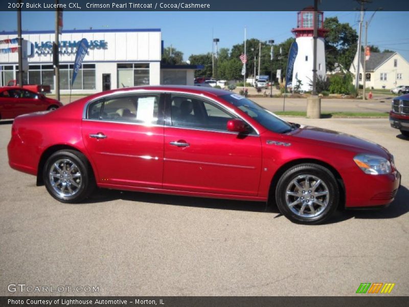 Crimson Pearl Tintcoat / Cocoa/Cashmere 2007 Buick Lucerne CXL